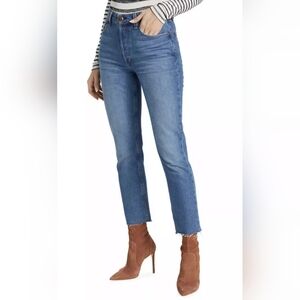 Rag & Bone Nina High Rise Ankle Cigarette Women's Blue Jeans Size 30